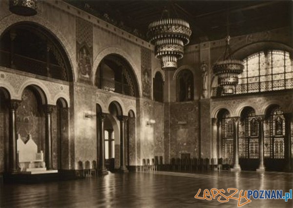 Zamek - sala tonowa ok 1929 r. Foto: materiały informacyjne CK Zamek