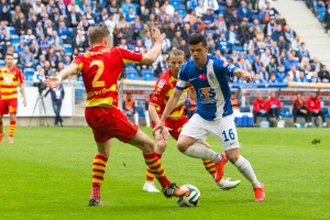 32. kolejka T-Mobile Ekstraklasy - Lech Poznań - Jagiellonia Białystok (Darko Jevtić, Filip Modelski) Foto: lepszyPOZNAN.pl / Piotr Rychter