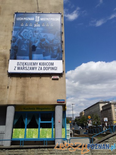 Billboard Lecha Poznan Warszawa
