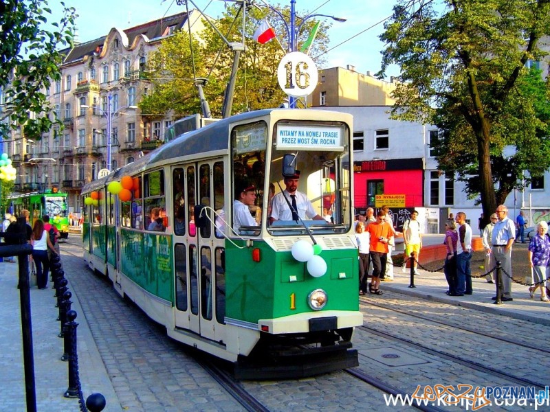 Otwarcie trasy tramwajowej przez Most Rocha Foto: KMPK Otwarcie trasy tramwajowej przez Most Rocha