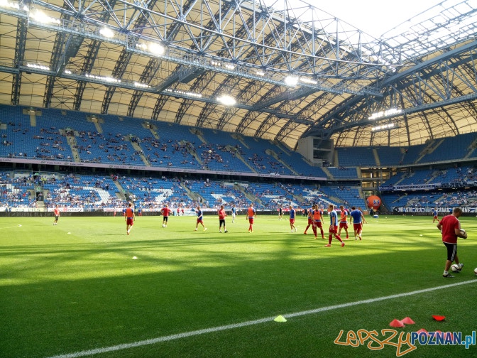 Lech Poznań - Piast Gliwice 28.08.2015 tuż przed meczem