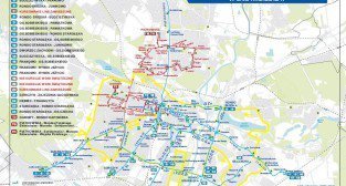 Objazdy tramwajów -maraton 2015