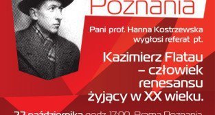Kazimierz Flatau - wykład w Bramie Poznania