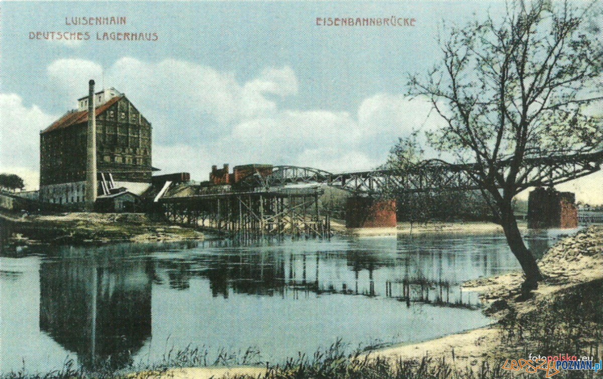 Most Dębiński - Starołęka, koniec XIX wieku