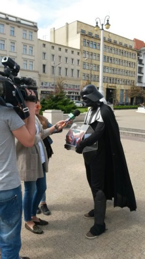Lord Vader na Placu Wolności