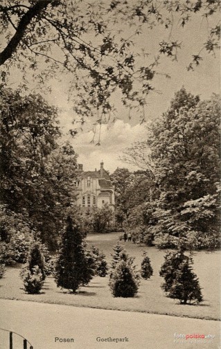 Park Goethego- dziś Moniuszki - 1906