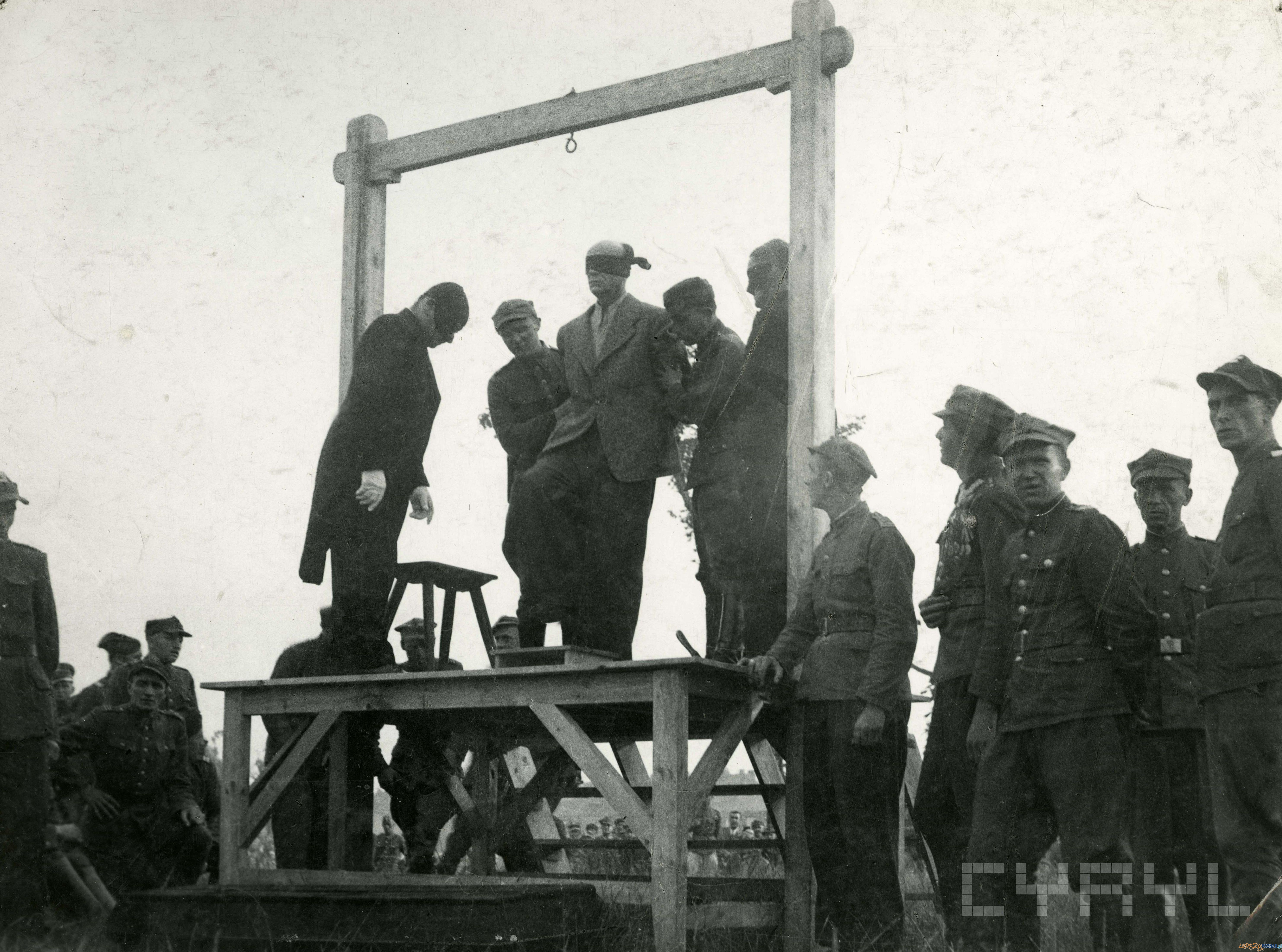 Publiczna egzekucja Greisera na Cytadeli 21.07.1946