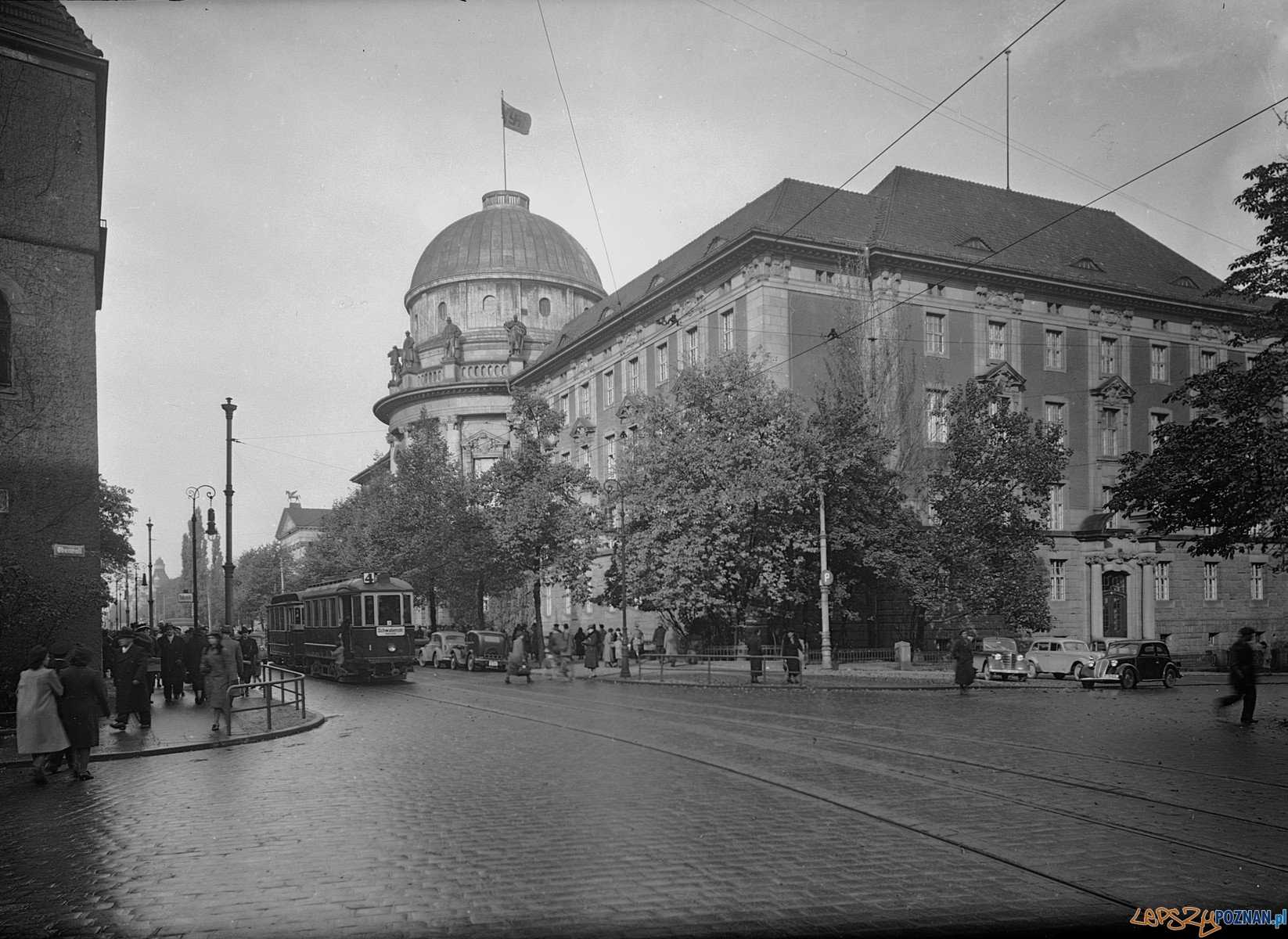 Ul. Fredry podczas okupacji Foto: Bildarchiv, Foto Marburg Ul. Fredry podczas okupacji