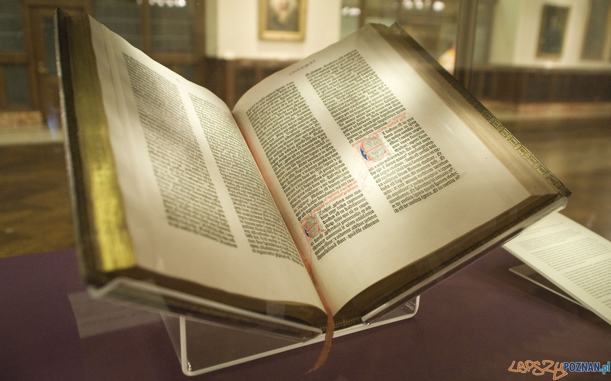 Biblia Gutenberga z Biblioteki Publicznej w Nowym Jorku