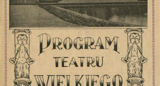 Program opery Carmen w Teatrze Wielkim sezon 1937-38 