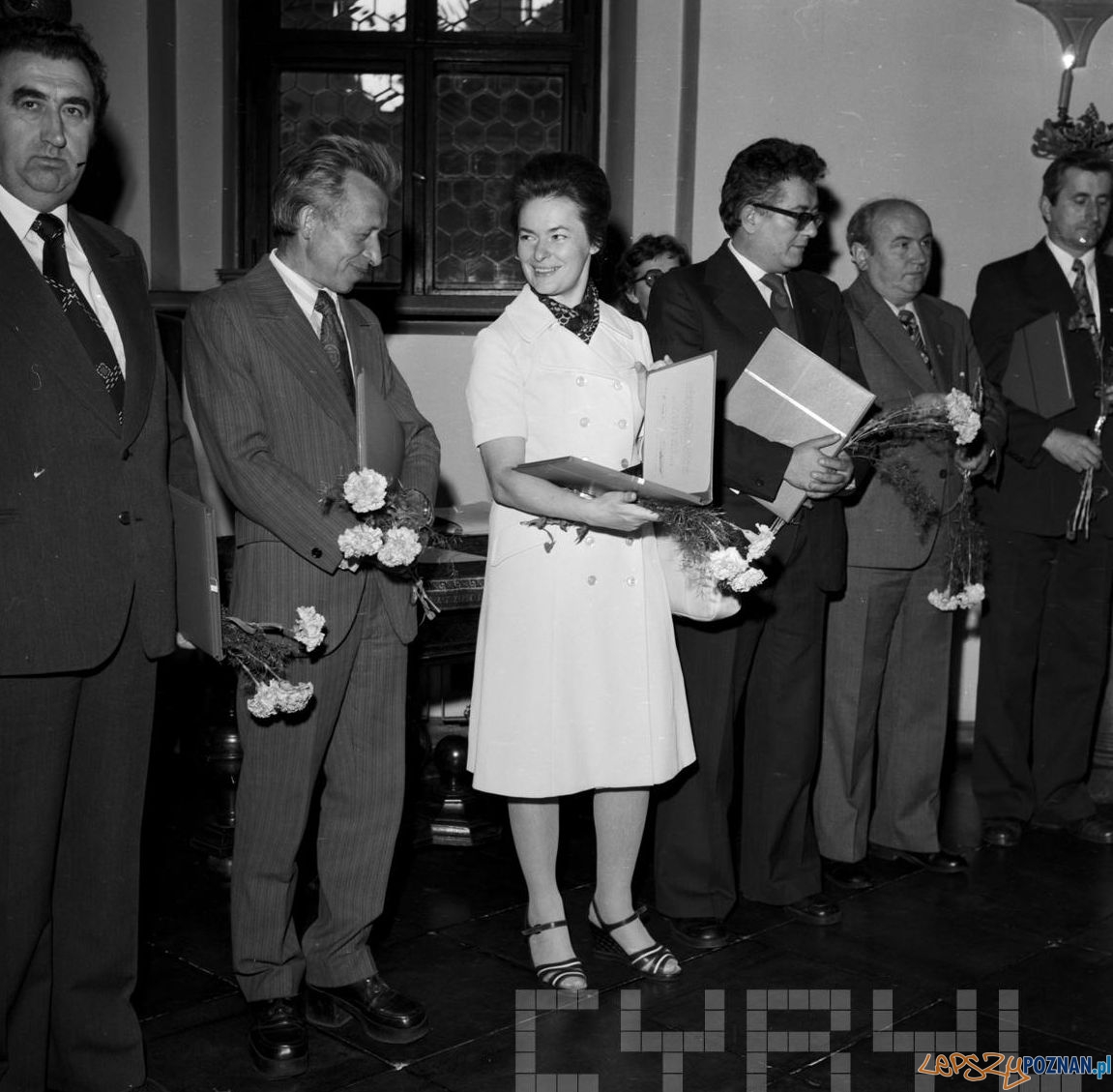 Wręczenie Nagród Województwa Poznańskiego za rok 1978 w Sali Renesansowej poznańskiego ratusza