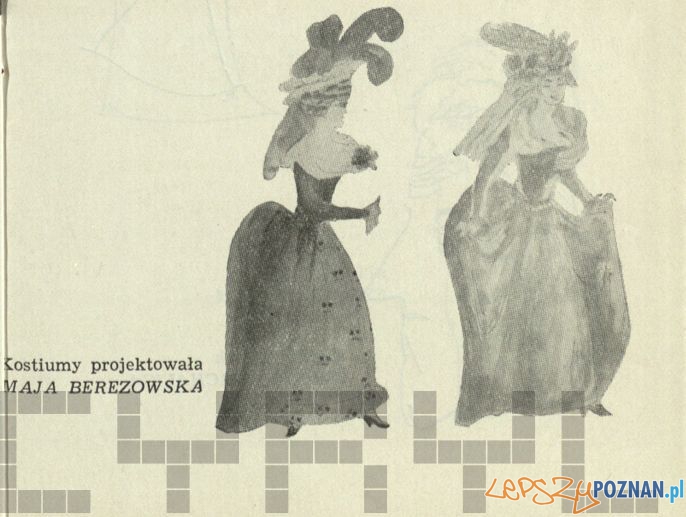 Kostiumy Maji Berezowskiej Program Zemsty w Teatrze Polskim 1963