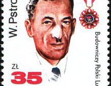 Wincenty Pstrowski na znaczku pocztowym