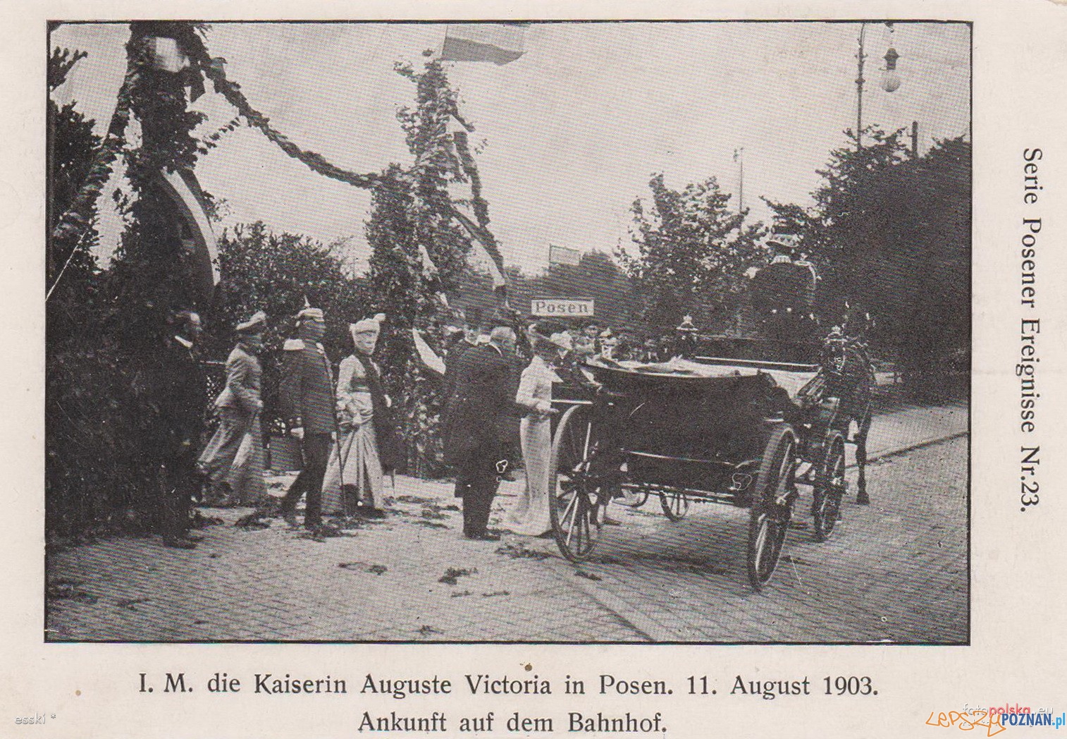 Wizyta cesarzowej 11.8.1903