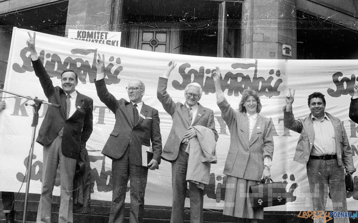 Wiec wyborczy Komitetu Obywatelskiego Solidarność - 10.05.1989