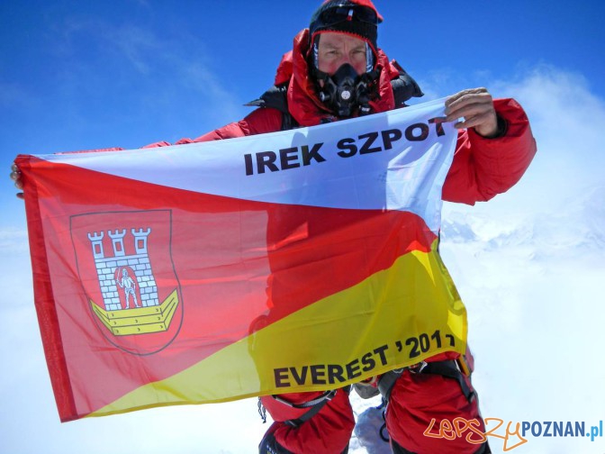 Ireneusz Szpot na Mount Everest