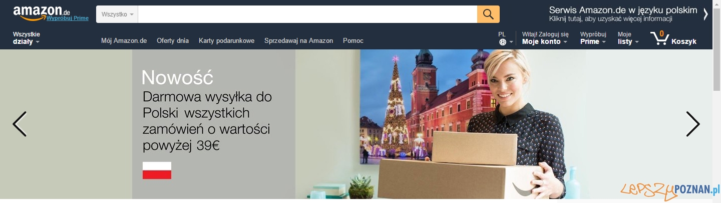 Amazon od teraz także pl