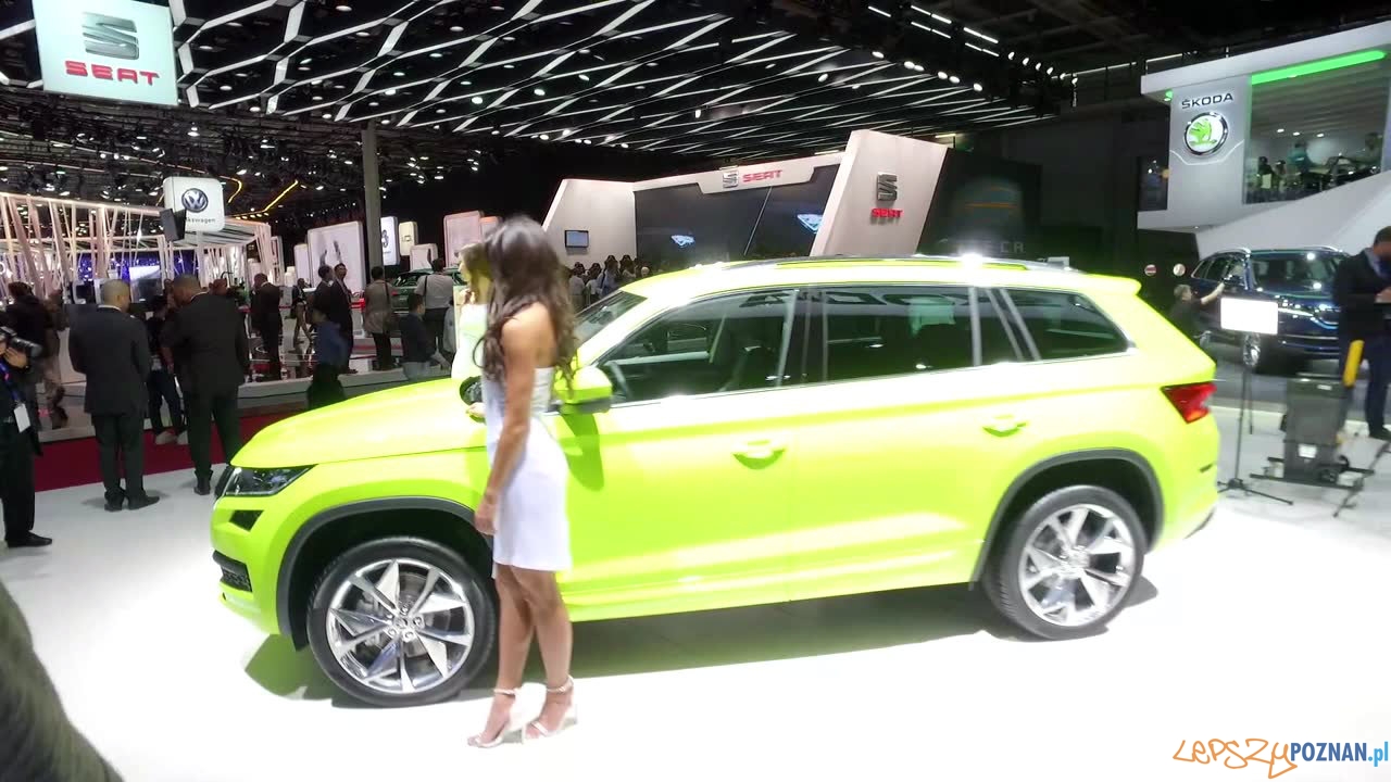 Skoda kodiaq na targach w Paryzu