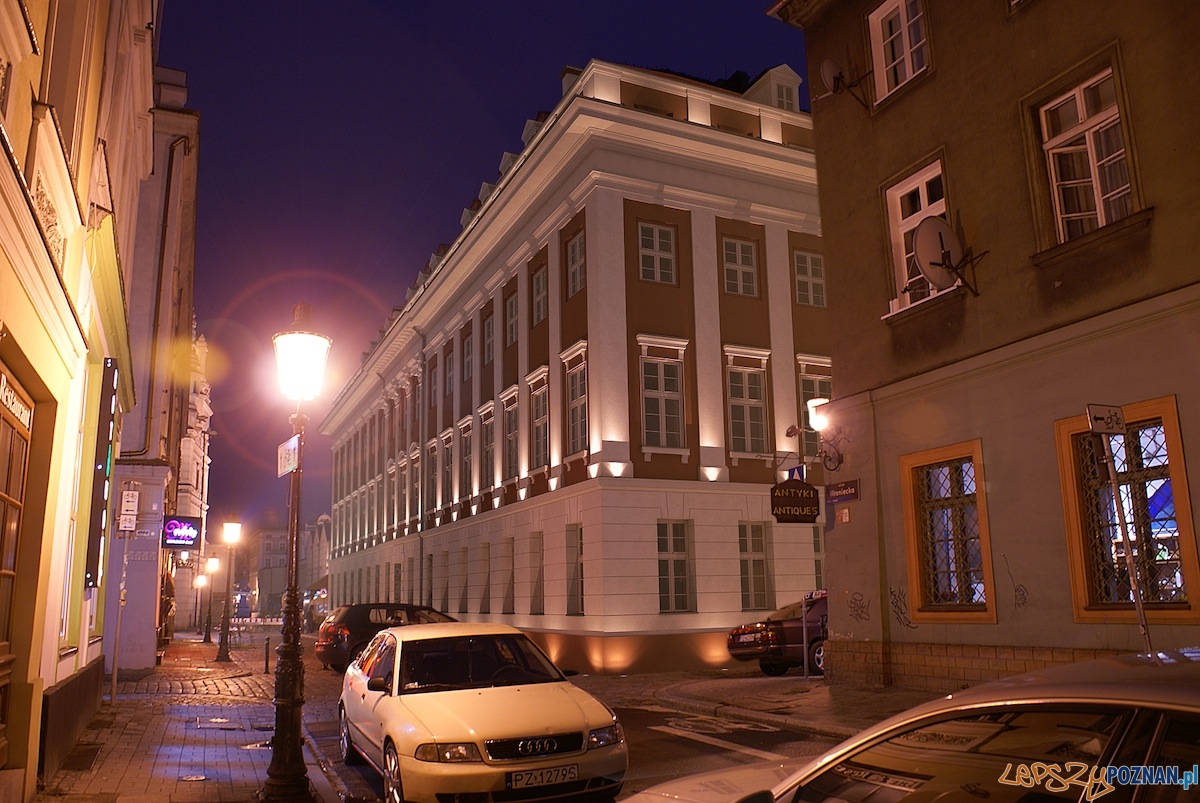 Wizualizacja projektu rewitalizacji pałacu Mielżyńskich w Poznaniu.