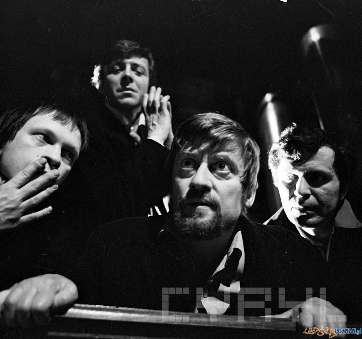 Janusz Michałowski w spektaklu Judasz z Kariothu w Teatrze Nowym - 4 kwietnia 1981 Foto: Jacek Kulm / Cyryl Janusz Michałowski w spektaklu Judasz z Kariothu w Teatrze Nowym - 4 kwietnia 1981