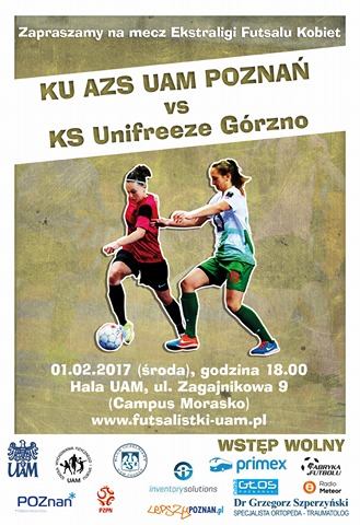 Ekstraklasa Futsalu Kobiet UAM - Górzno (zapowiedź)