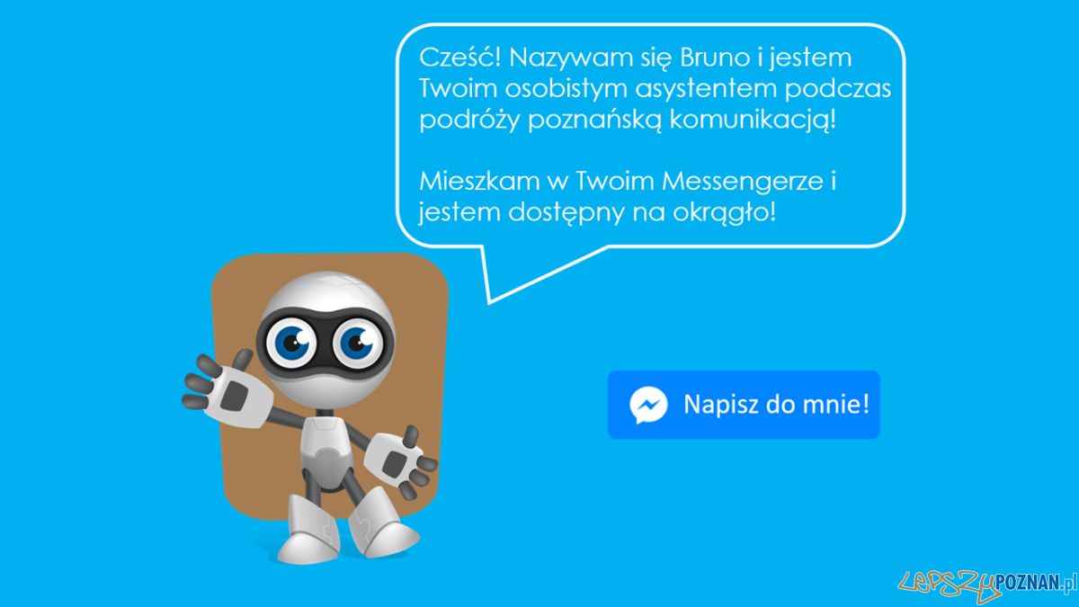 Bruno - komórkowy robot z rozkładem jazdy