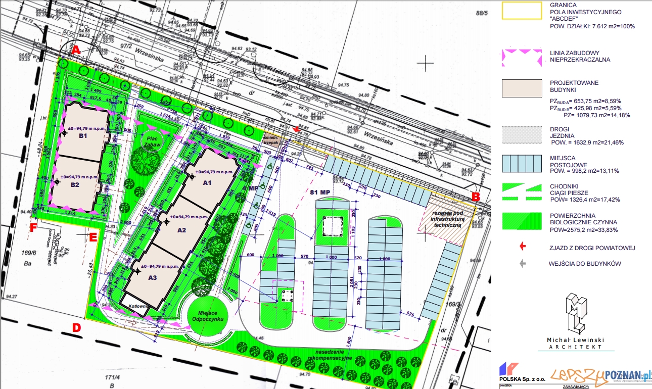 Budynki komunalne w Swarzędzu - plan