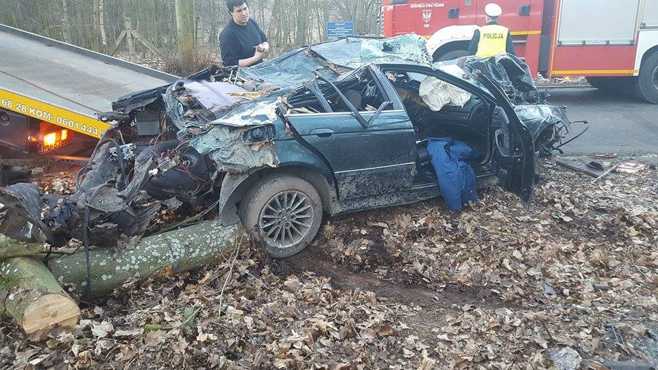 Wypadek na drodze do Sowińska