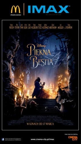 piekna i bestia imax plakat