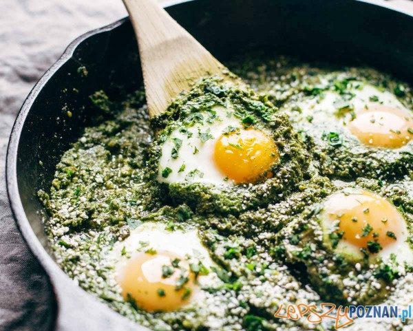 zielona shakshuka