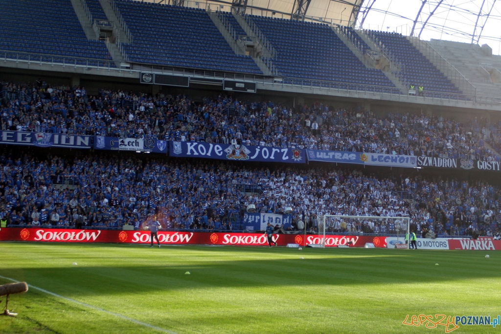 KKS Lech Poznań - Lechia Gdańsk 2:1 (28.04.2010 r.)  Foto: Piotr Rychter