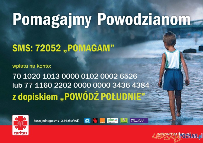 Pomagajmy Powodzianom  Foto: CARITAS POLSKA