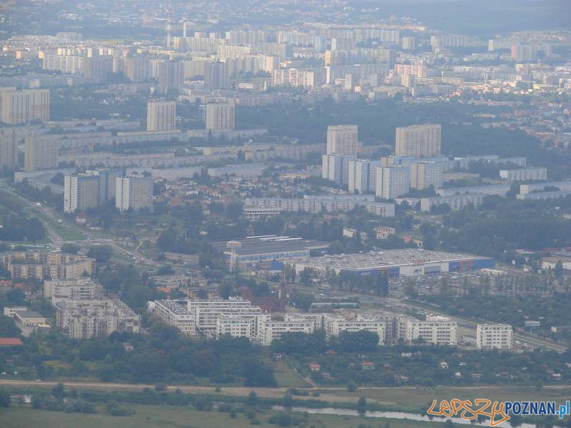 Poznań z lotu ptaka - widok na Winogrady i Piątkowo  Foto: lepszyPOZNAN.pl / ag