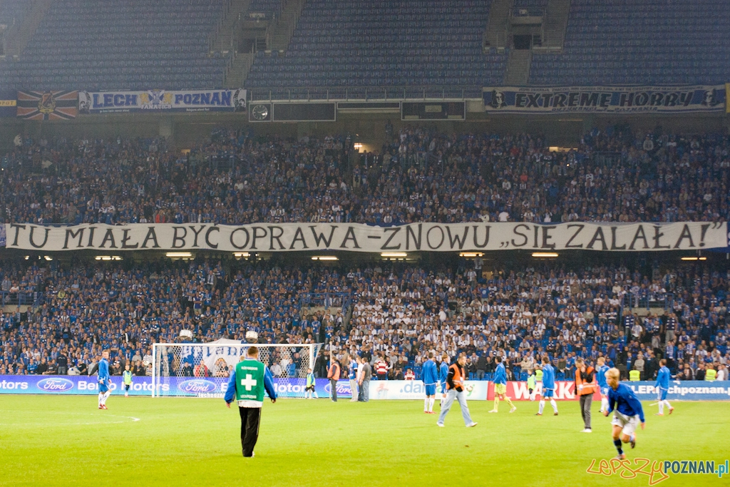 KKS Lech Poznań - Dnipro Dniepropietrowsk 26.08.2010 r.  Foto: Piotr Rychter