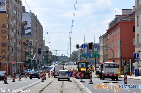 Awaria na Głogowskiej  Foto: MPK / K. Lesińska