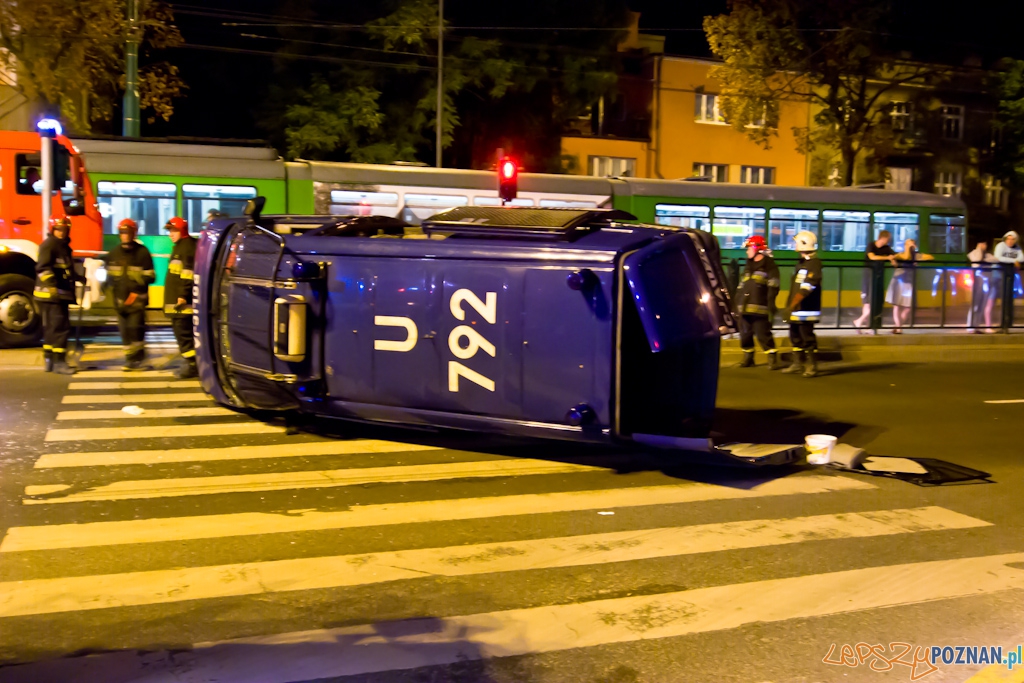 Wypadek Głogowska/Hetmańska - 17.08.2010 r.  Foto: Piotr Rychter