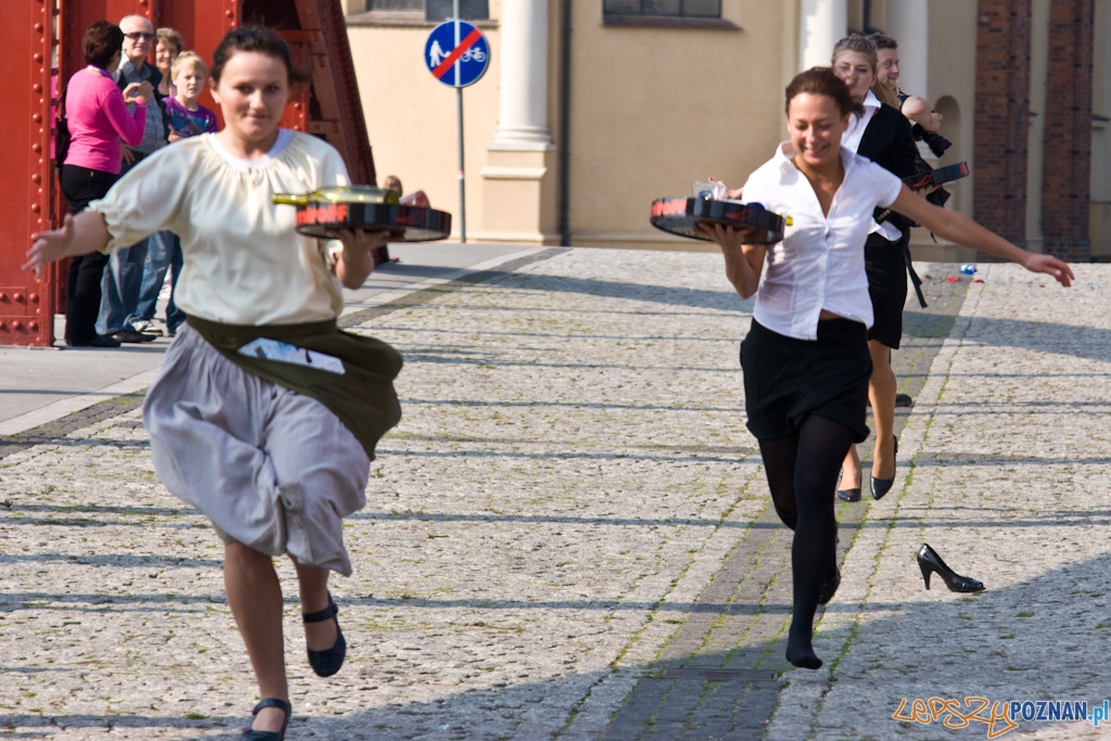 I Poznański Bieg Kelnerów 25.09.2010 r.  Foto: Piotr Rychter