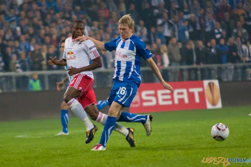 Lech Poznań - FC Zalzburg - Stadion Miejski 30.09.2010 r.  Foto: Piotr Rychter