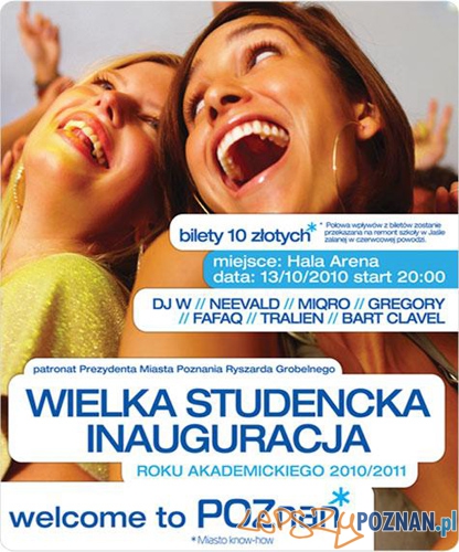 WIELKA STUDENCKA INAUGURACJA  Foto: UM POZNANIA