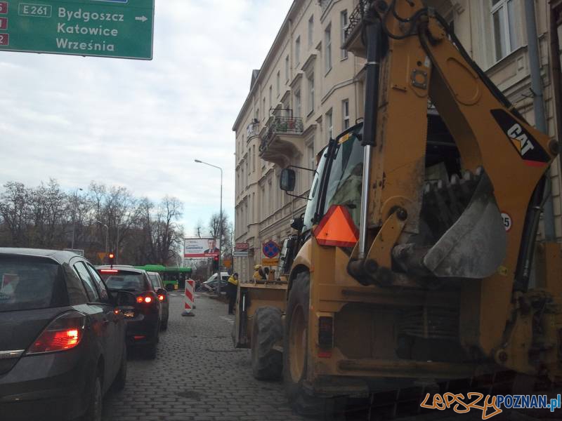 Remont na Alei Marcinkowskiego  Foto: lepszyPOZNAN.pl / gsm