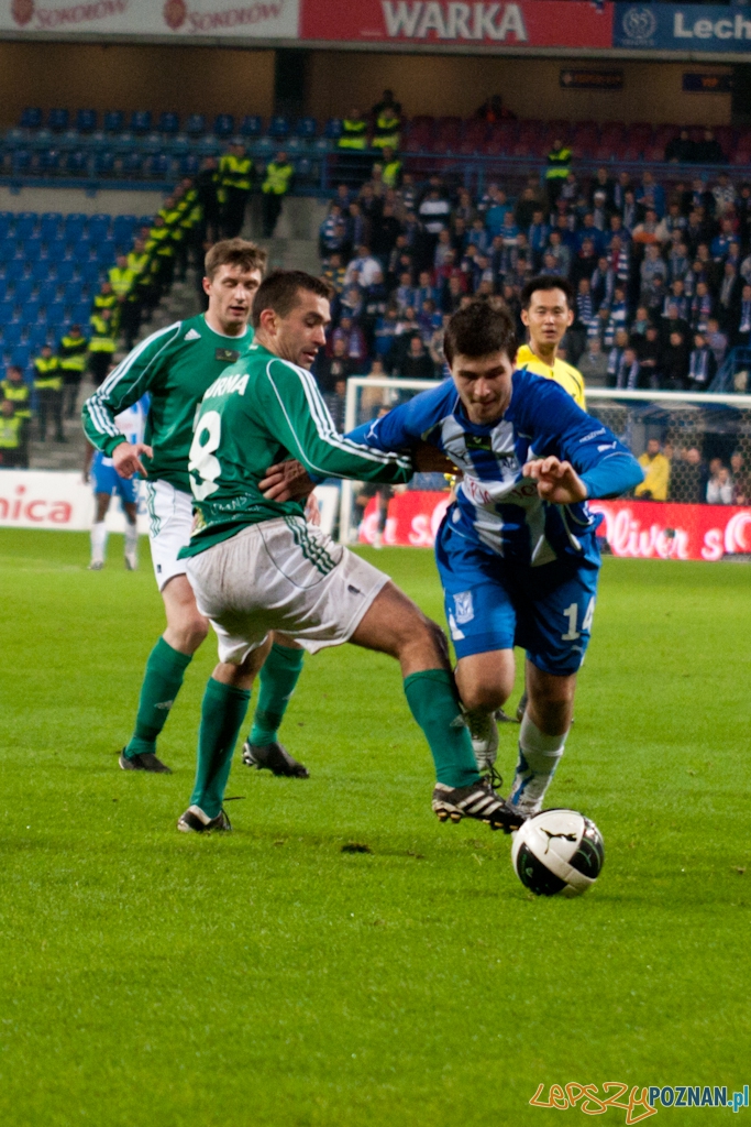 KKS Lech Poznań - Lechia Gdańsk 2:0 - 2010.11.13 r.  Foto: Paweł Rychter