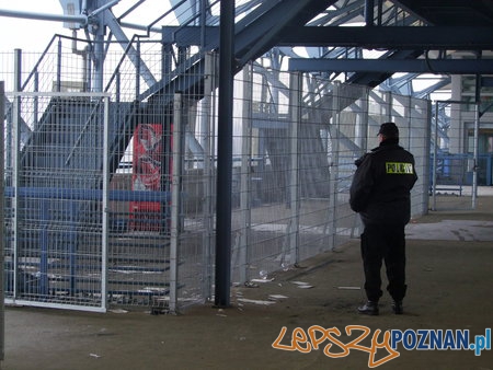 Wizytacja stadionu przy Bułgarskiej  Foto: Komenda Wojewódzka Policji w Poznaniu