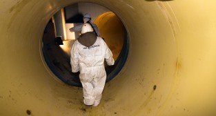 Wybudowany odcinek kolektora prawobrzeżnego II pod ulicą Podwale  Foto: lepszyPOZNAN.pl / Piotr Rychter