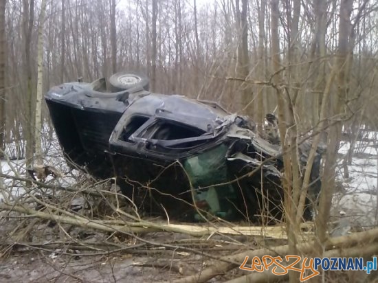 Tragiczny wypadek pod Środą Wlkp  Foto: Zbigniew Tunkiewicz