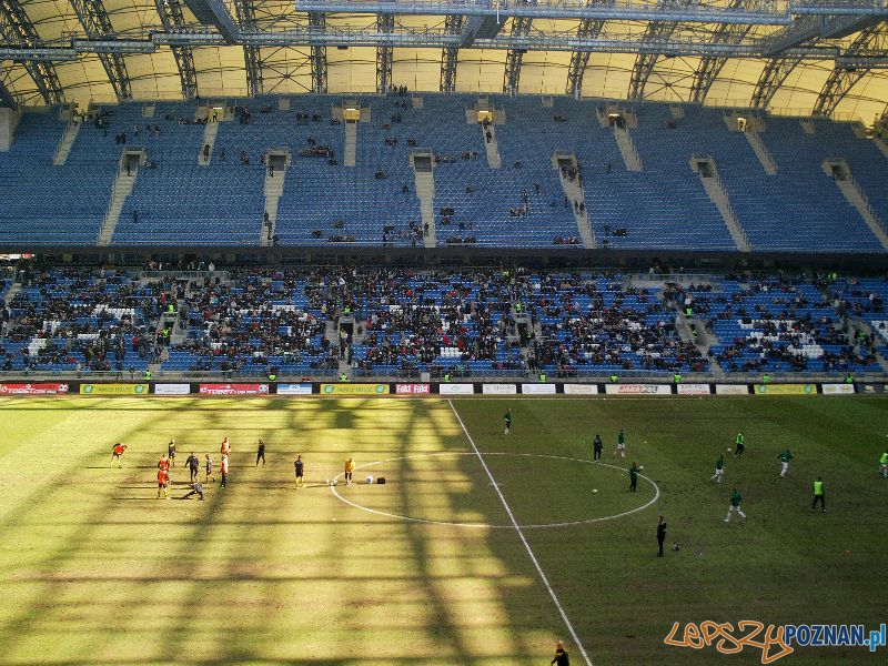 Warta Poznań - GSK Katowice - Stadion Miejski 19.03.2011 r.  Foto: gsm / Paweł Rychter