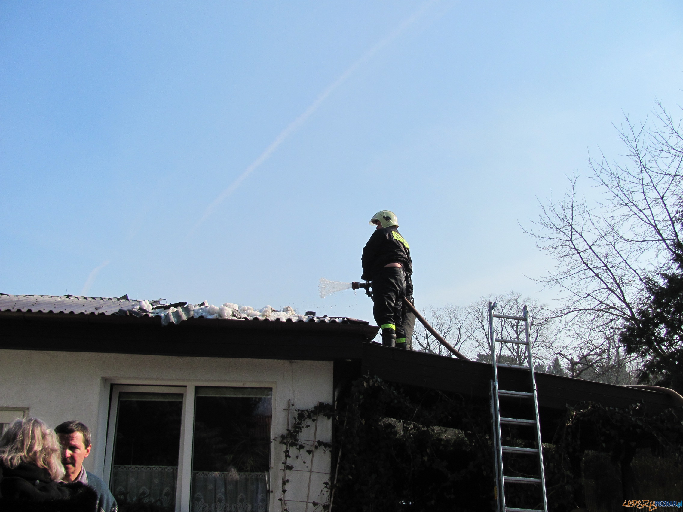 Pożar na Różanej  Foto: UM Puszczykowa