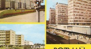 Poznań pocztówka początek lat 80  Foto: fotopolska