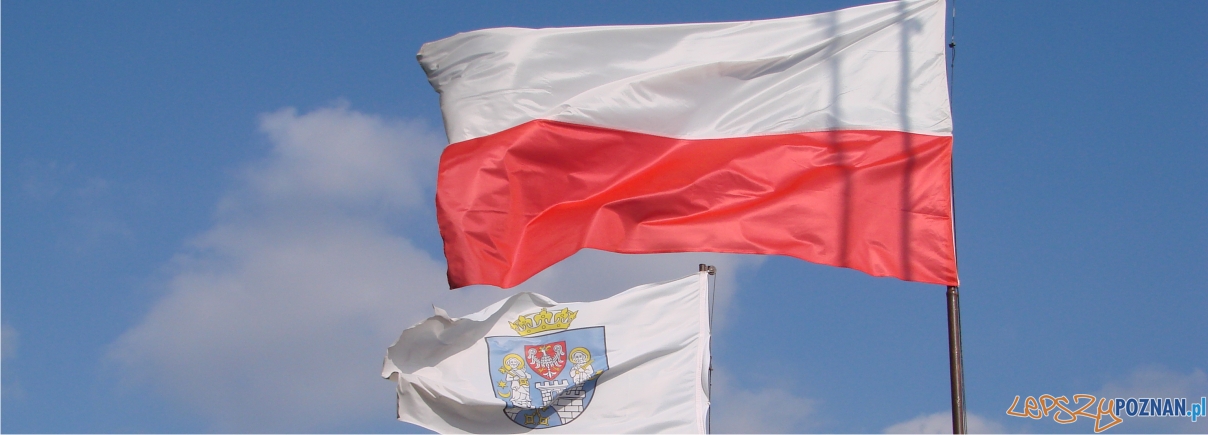 flaga polski flaga poznania  Foto: lepszyPOZNAN.pl
