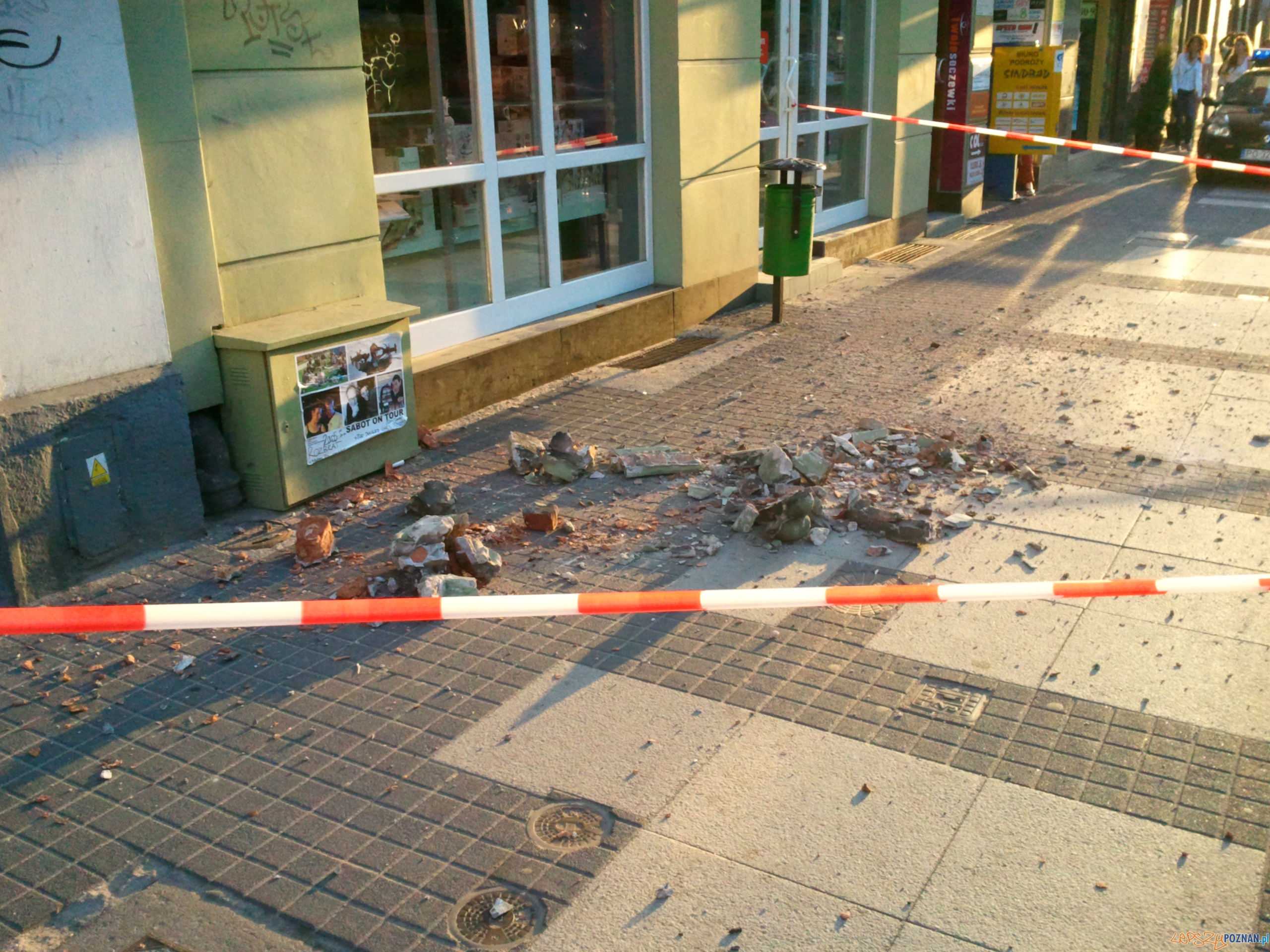 O włos od tragedii na Świętym Marcinie  Foto: lepszyPOZNAN.pl / gsm