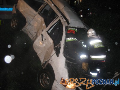 Śmiertelny wypadek we Wrześni  Foto: KP PSP we Wrześni